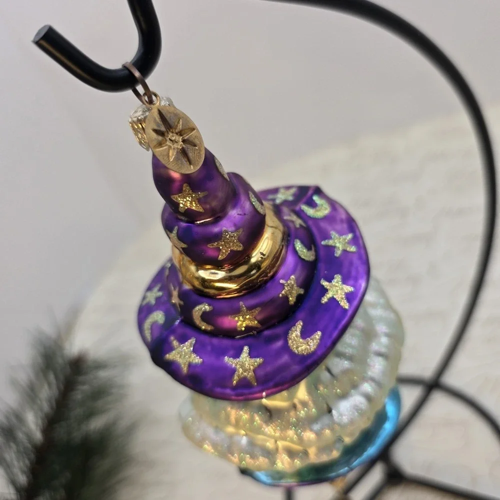 2000 Christopher Radko Good Witch Bad Witch Halloween Ornament 00-119-0 VTG 7